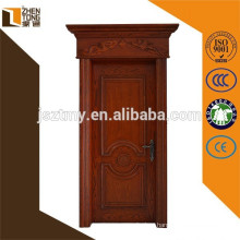 2015 solid wood door with frame/architrave main door design